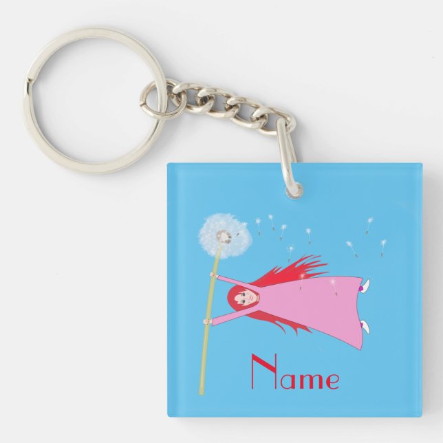 Red-haired Dandelion Girl Thunder_Cove Keychain (Front)