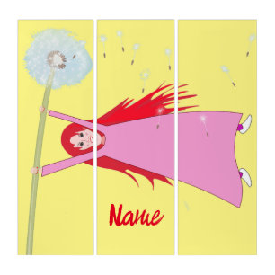 Red-haired Dandelion Girl Thunder_Cove Triptych