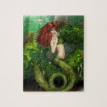 Red Haired Mermaid Puzzle<br><div class="desc">Red haired mermaid in the sea.</div>