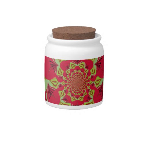 Red Hakuna Matata pattern Candy Jar