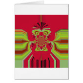 Red Hakuna Matata pattern Cards (Front)