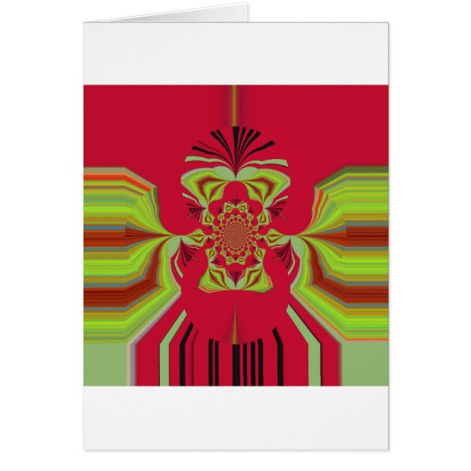 Red Hakuna Matata pattern Cards (Front)