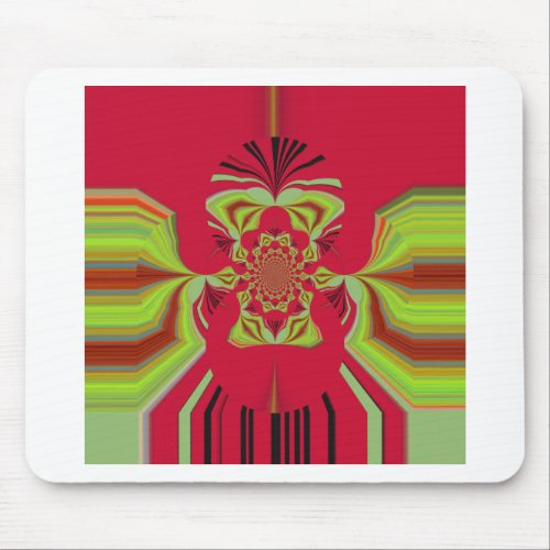 Red Hakuna Matata pattern Mouse Pad