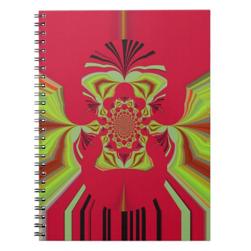 Red Hakuna Matata pattern Notebook