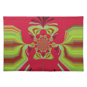 Red Hakuna Matata pattern Placemat