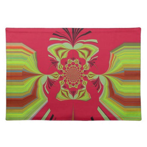 Red Hakuna Matata pattern Placemat