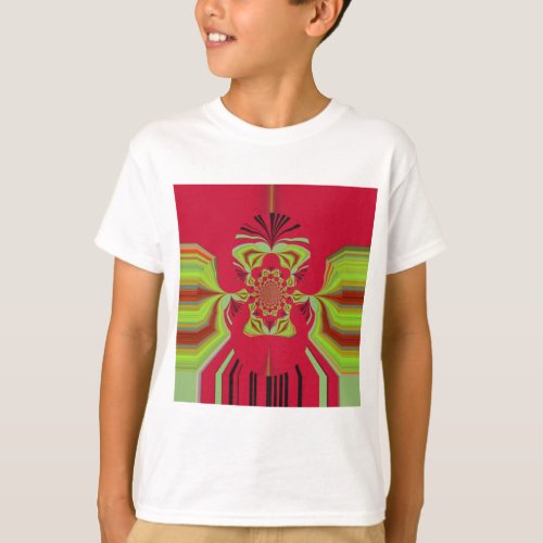 Red Hakuna Matata pattern T_Shirt