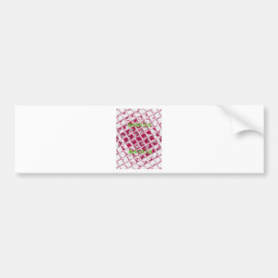 Red Hakuna Matata Style Bumper Sticker