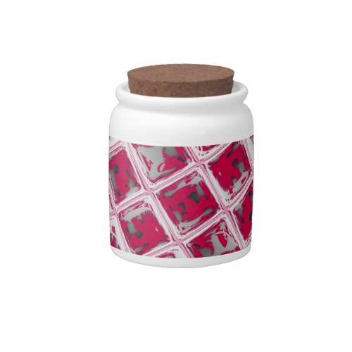 Red Hakuna Matata Style Candy Jar