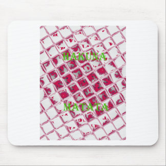 Red Hakuna Matata Style Mouse Pad