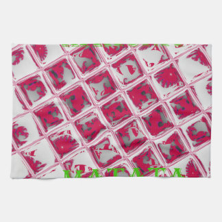 Red Hakuna Matata Style Towel