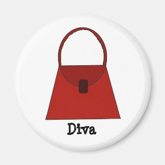 Red Handbag - Diva Magnet