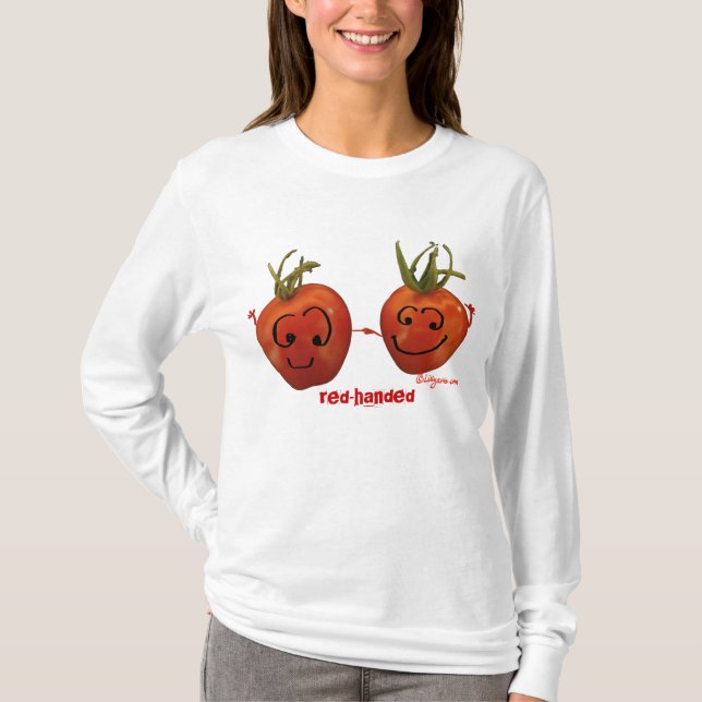 Red Handed Tomatoes T-Shirt (Front)