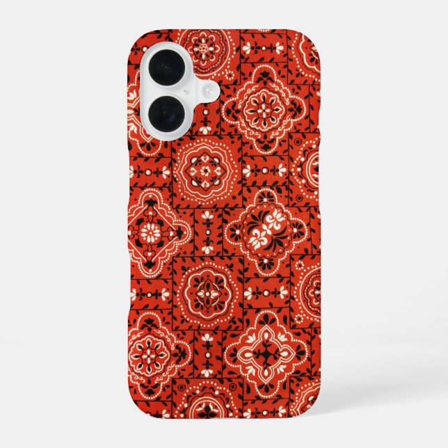 Red Handkerchief Iphone Case (Back)