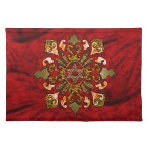 Red Hanukkah Placemat