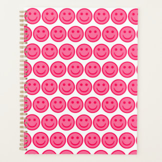Red Happy Face Planner