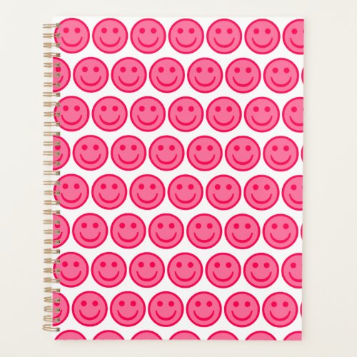 Red Happy Face Planner