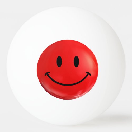 Red Happy Ping Pong Ball