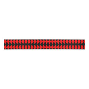 RED HARLEQUIN Ribbon