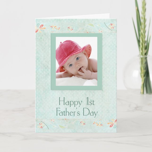 Red Hat Baby's First Father's Day Card (Front)