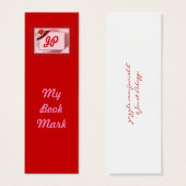 Red Hat Book Mark (Front & Back)