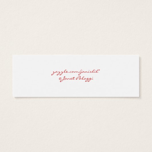 Red Hat Book Mark (Back)