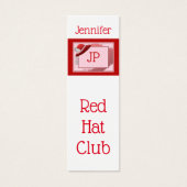 Red Hat Bookmark Business Card (Front)