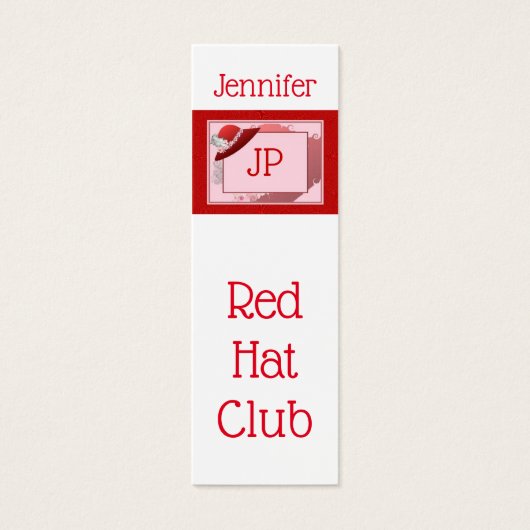 Red Hat Bookmark Business Card (Front)