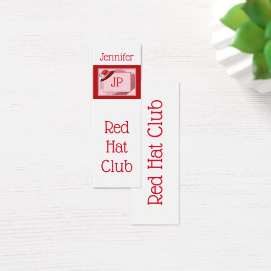 Red Hat Bookmark Business Card (Desk)