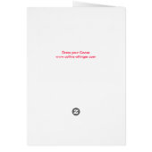 Red Hat Card, dress your goose (Back)