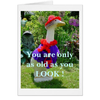 Red Hat Card, dress your goose Cards
