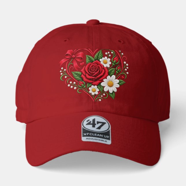 RED HAT FLOWER DEIGN (Front)