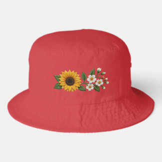 RED HAT FLOWER DESIGN