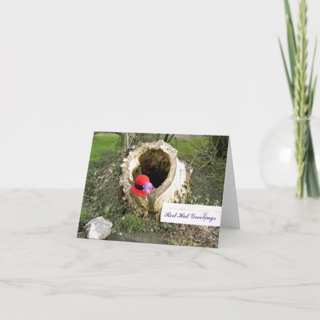 Red Hat Greetings Notecard (Front)