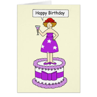 Ladies In Red Hats Birthday Cards - Greeting & Photo Cards | Zazzle