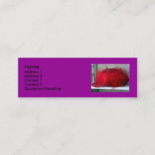 Red Hat Mini Business Card