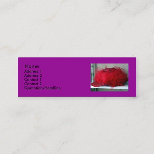 Customizable Red Hat Business Cards