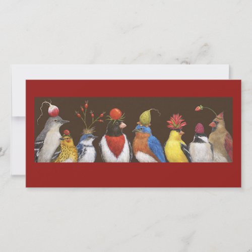 red hat night photo card