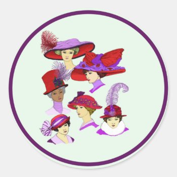 Red Hats Sticker by randysgrandma at Zazzle