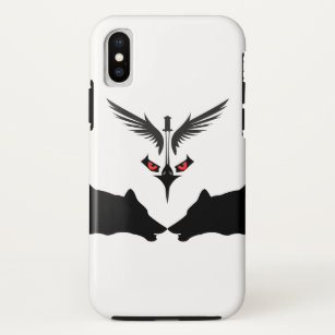 Red Hawk X Double Wolf iPhone XS Case
