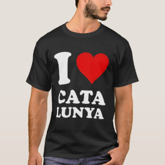 Red He I Love Catalunya T-Shirt