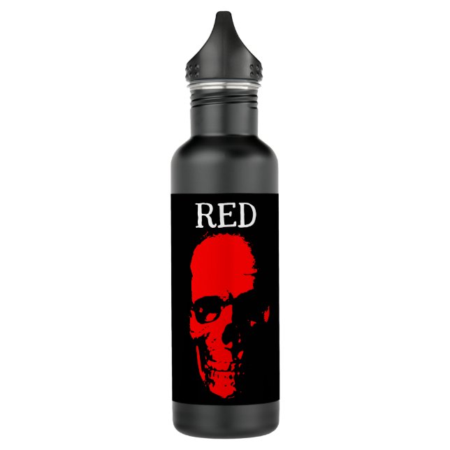Red Head Water Bottle (Left)