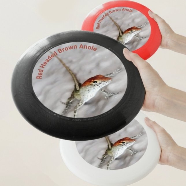 Red Headed Fun Lizard Wham-O Frisbee (Creator Uploaded)