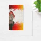 Red headed goth girl (Desk)