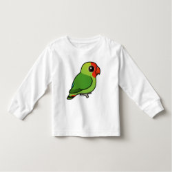 Birdorable Red-headed Lovebird Toddler Long Sleeve T-Shirt