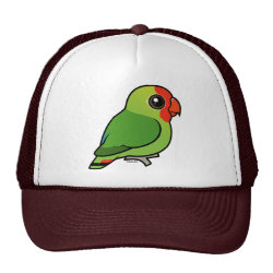 Birdorable Red-headed Lovebird Trucker Hat