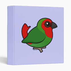 Red-headed Parrotfinch Avery Signature Binder 8.5x11