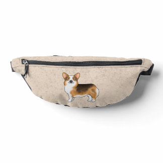Red Headed Tricolor Pembroke Welsh Corgi Dog  Fanny Pack
