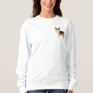 Red Headed Tricolor Pembroke Welsh Corgi Dog Sweatshirt