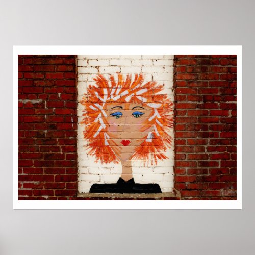 Red Headed Woman Poster